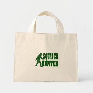 Squatch hunter mini tote bag