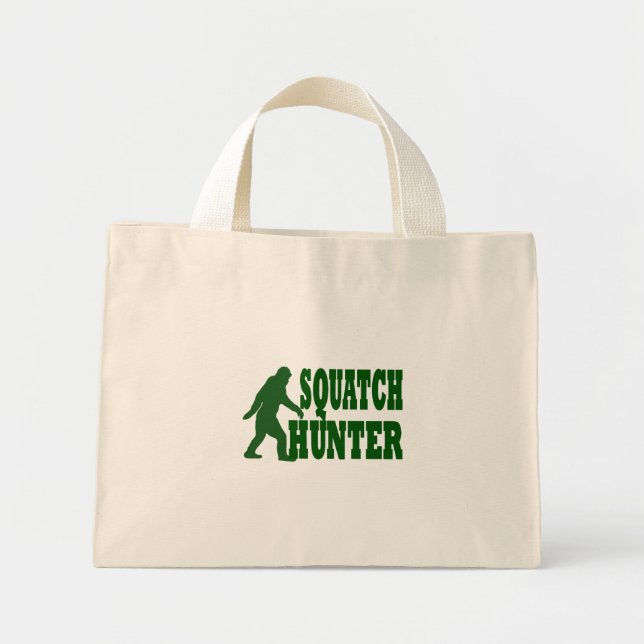 Squatch hunter mini tote bag (Front)