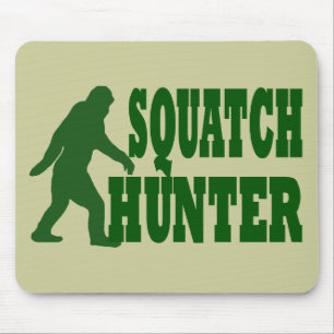 Squatch hunter mouse pad