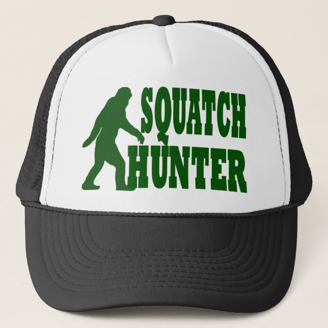 Squatch hunter trucker hat (Front)
