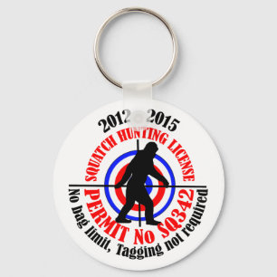 squatch hunting permit key ring