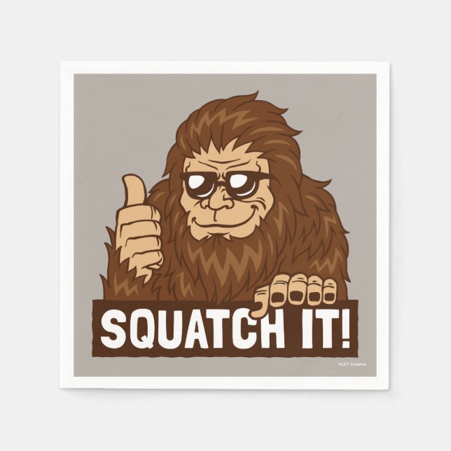 Squatch It Napkin (Front)
