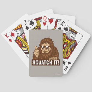 Squatch It Playing Cards
