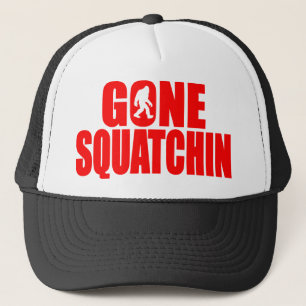 SQUATCH like a PRO in Bobo's GONE SQUATCHIN Trucker Hat