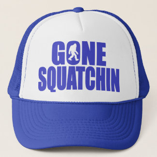 SQUATCH like a PRO in Bobo's GONE SQUATCHIN Trucker Hat