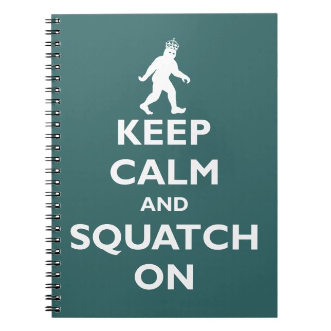 Squatch On Notebook (Front)