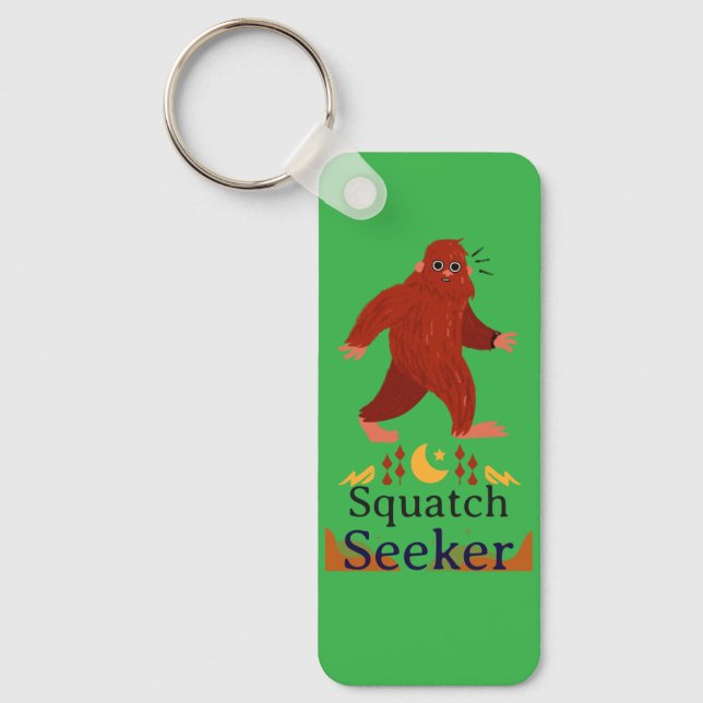 squatch seeker big foot key ring (Front)