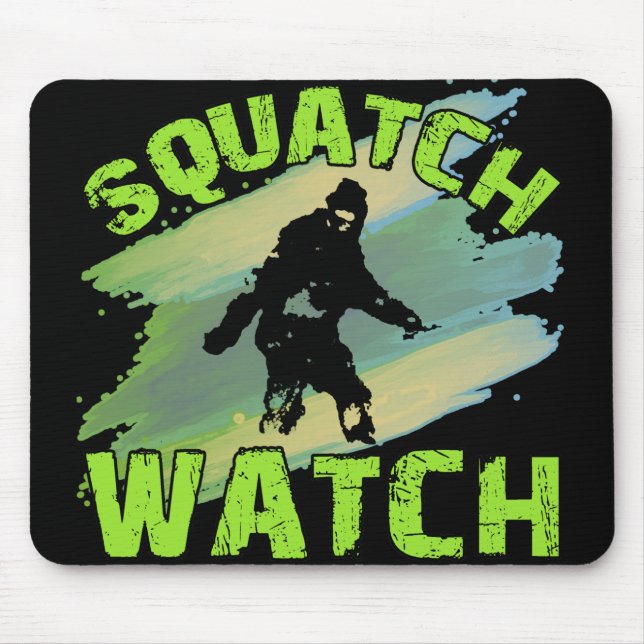 Squatch Watch Mouse Pad (Front)