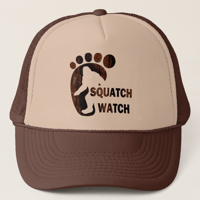 Squatch Watch Trucker Hat (Front)