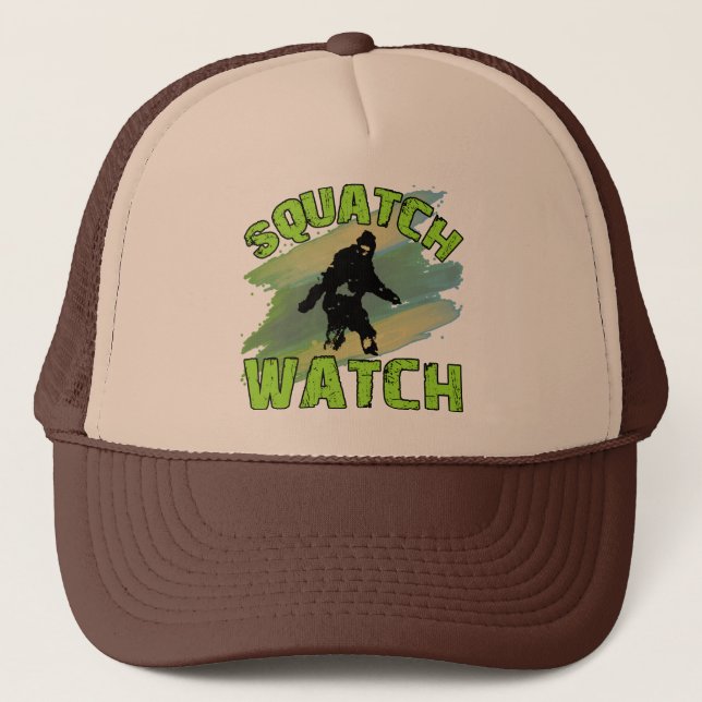 Squatch Watch Trucker Hat (Front)