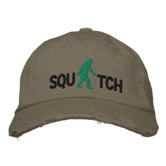 Squatch  with large bigfoot logo embroidered hat