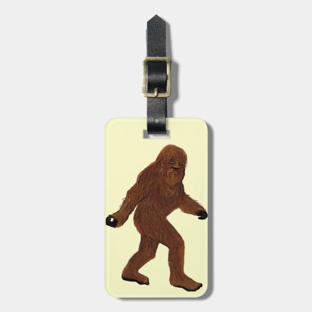 Squatchin' Luggage Tag (Front Vertical)