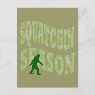 Squatchin Season Postcard