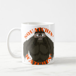 Squatchin' Watchin' Bigfoot Love Coffee Mug