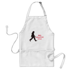 Squatchin' Watching Two Standard Apron