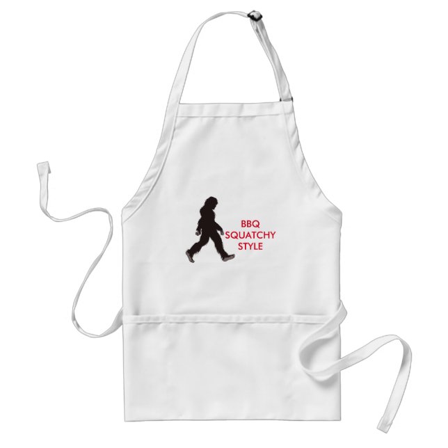 Squatchin' Watching Two Standard Apron (Front)