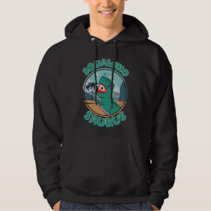 Squawkosaurus Rex Parrot I Scarlet Macaw Hoodie
