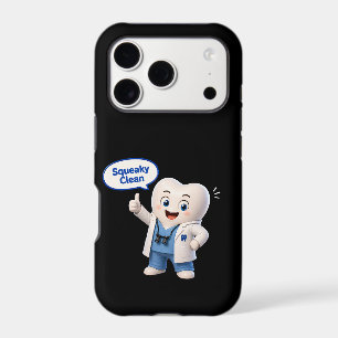 Squeaky Clean Tooth Mascot iPhone Case