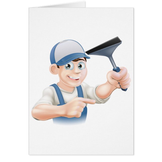 Squeegee Window Cleaner (Front)