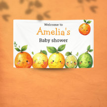 Squeeze Me Citrus Baby Shower 