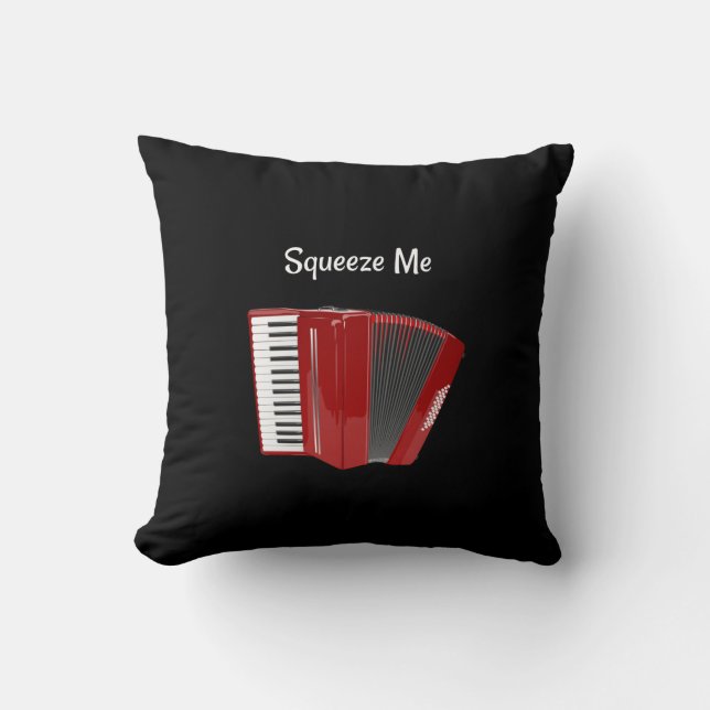 Squeeze Me, Red Accordion, Cushion (Front)