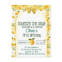 Squeeze the day - Babies 1st birthday