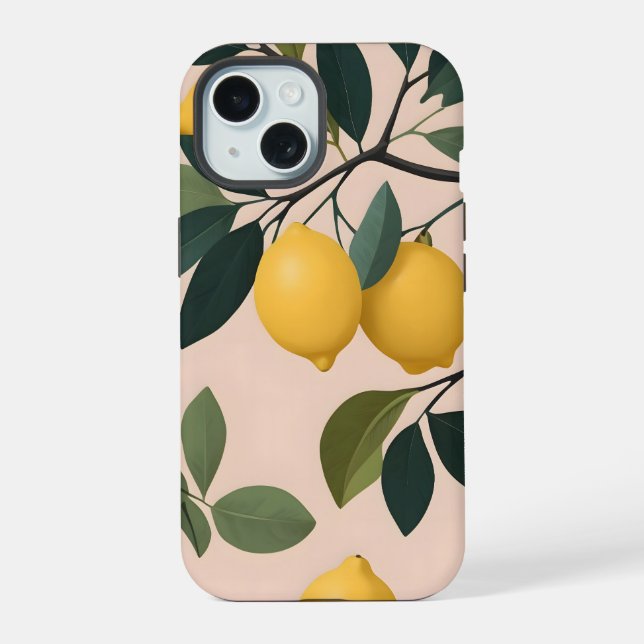 Squeeze the Day iPhone 15 Case (Back)