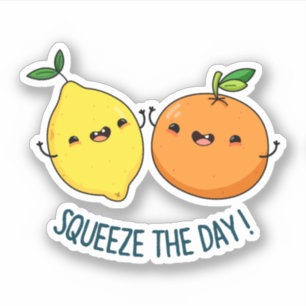 Squeeze The Day Positive Fruit Pun