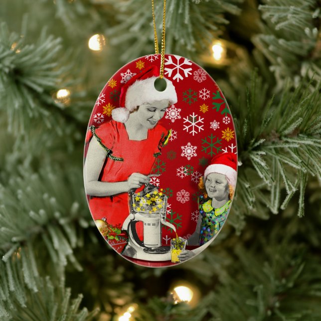 Squeeze your Xmas Ceramic Ornament (Tree)