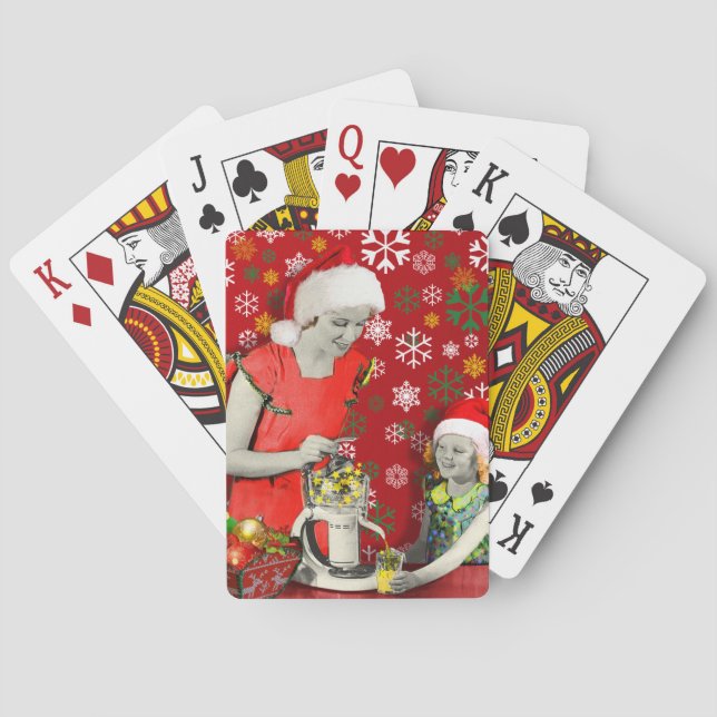 Squeeze your Xmas Playing Cards (Back)