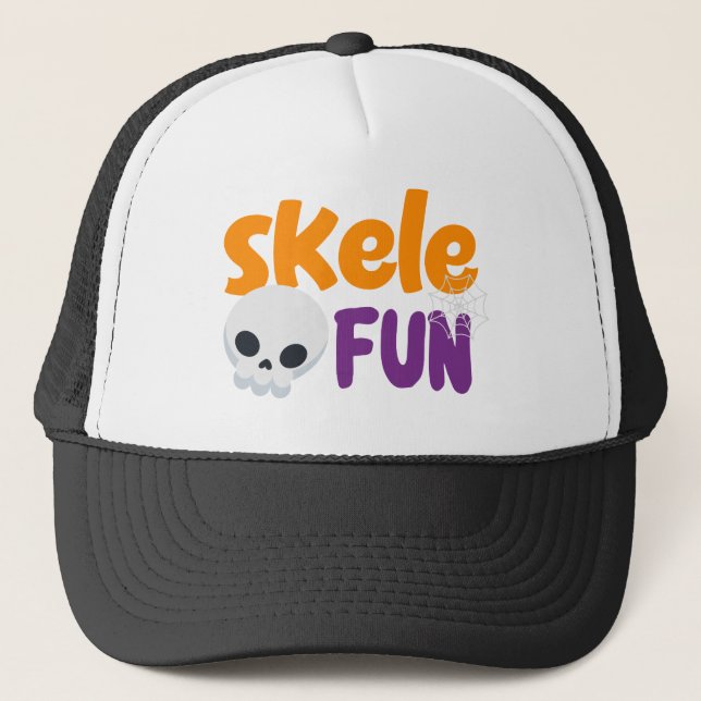 Squele Fun Trucker Hat (Front)