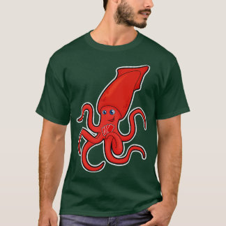 Squid at with cards T-Shirt