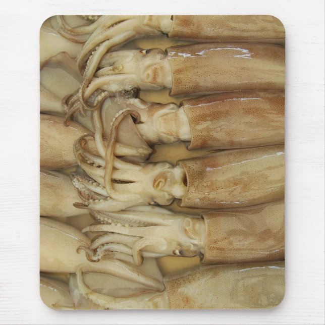 Squid - Calamari Mouse Pad (Front)