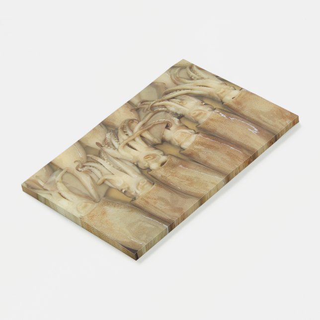 Squid - Calamari Post-it Notes (Angled)