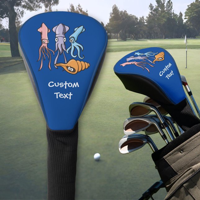 Squid Cartoons Golf Head Cover (Creator Uploaded)