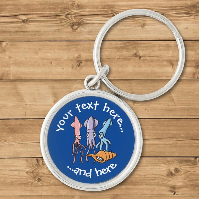 Squid Cartoons Key Ring (Creator Uploaded)