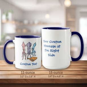 Squid Cartoons Mug