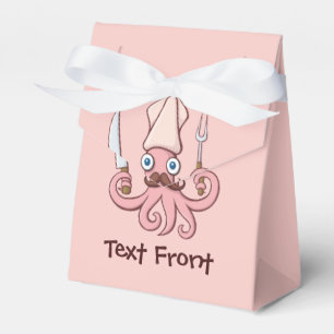 Squid Chef Cartoon Favour Box