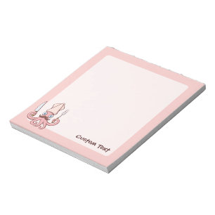 Squid Chef Cartoon Notepad