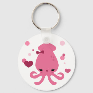 Squid Cutie Key Ring