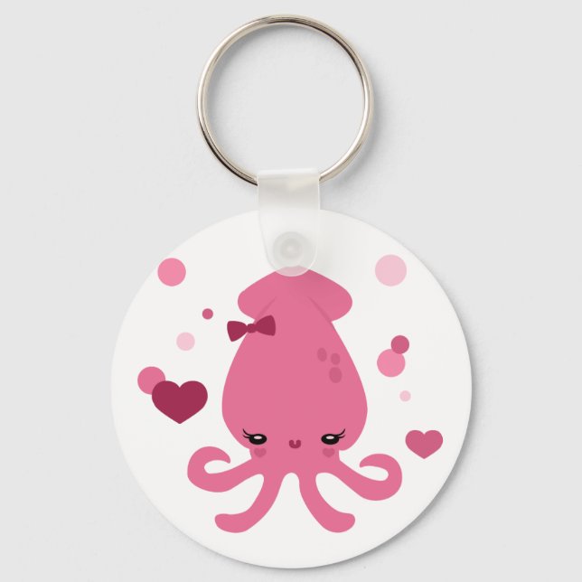 Squid Cutie Key Ring (Front)