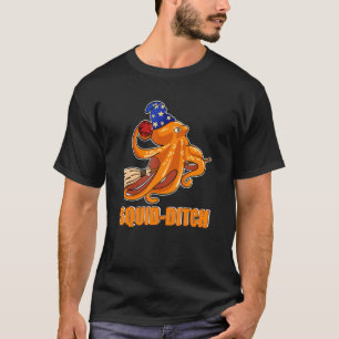 Squid Ditch Magic Halloween Treat Colourful Octopu T-Shirt