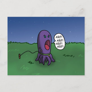 Squid Dog Postcard