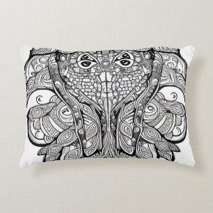Squid Face Decorative Cushion