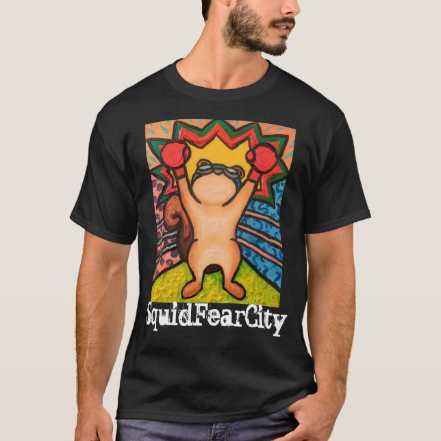 Squid Fear City Graphic Tees (Front)
