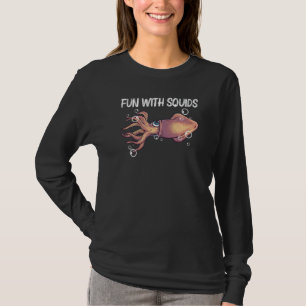 Squid For Men Women Giant Squid Octopus Tentacles T-Shirt