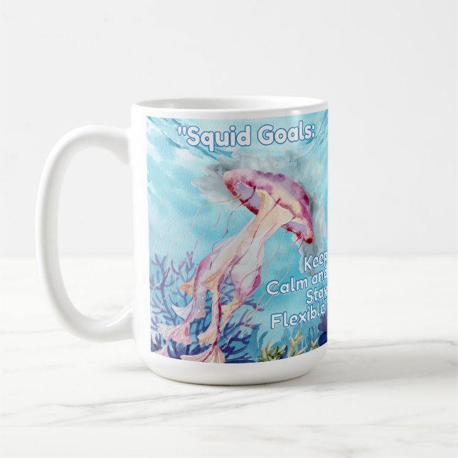 Squid goals  coffee mug (Left)