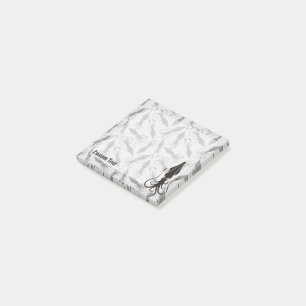 Squid Icon Black Post-it Notes