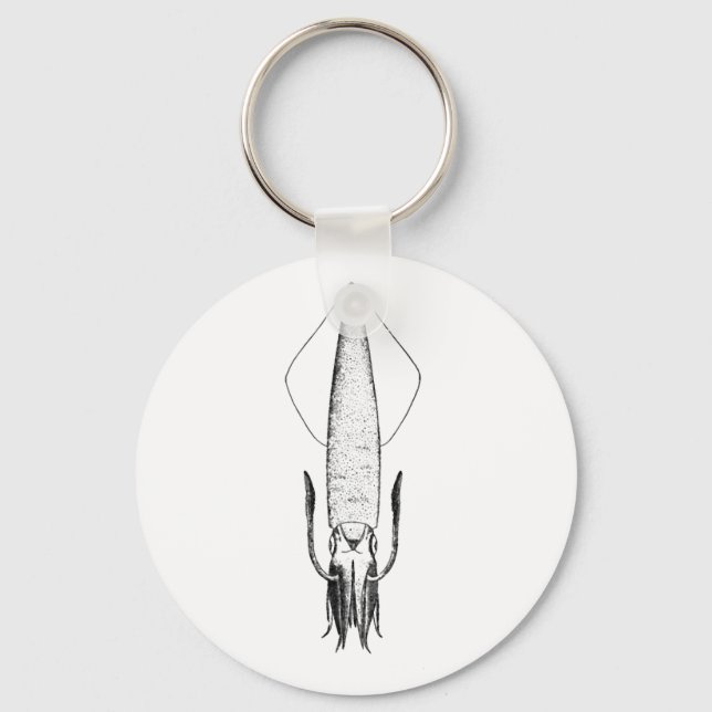 Squid Logo (loligo) Key Ring (Front)