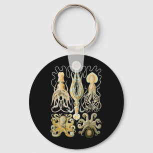 Squid & Octopus Key Ring